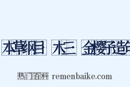 本草纲目·木三·金樱子造句是什么意思的图片